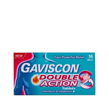 GAVISCON 雙重效能 嘉胃斯康雙重效能薄荷胃片16片裝