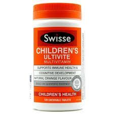 Swisse Children's Ultivite Chewable 120 Tablets 兒童專用綜合維生素 120粒