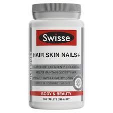 Swisse Hair Skin Nails 100 Tablets 膠原蛋白片100粒