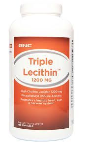 GNC 三重卵磷脂1200mg 180粒 -循環順暢, 機能保健, 中老年人Triple Lecithin 1200 mg 180 Softgels