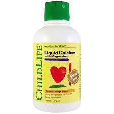 CHILD LIFE Liquid Calcium with Magnesium, Orange 474ml 兒童液體鈣鎂鋅補充液 474ml